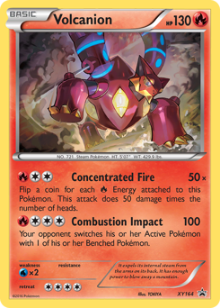 Volcanion - XY Black Star Promos - #XY164 - Pokemon TCG card