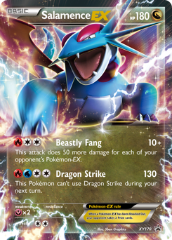 Salamence-EX #XY170 Salamence-EX - XY Black Star Promos - #XY170 - Pokemon TCG card