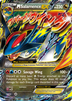 M Salamence-EX #XY171 M Salamence-EX - XY Black Star Promos - #XY171 - Pokemon TCG card