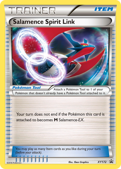 Salamence Spirit Link #XY172 Salamence Spirit Link - XY Black Star Promos - #XY172 - Pokemon TCG card