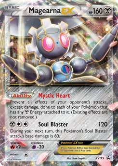 Magearna-EX #XY175 Magearna-EX - XY Black Star Promos - #XY175 - Pokemon TCG card