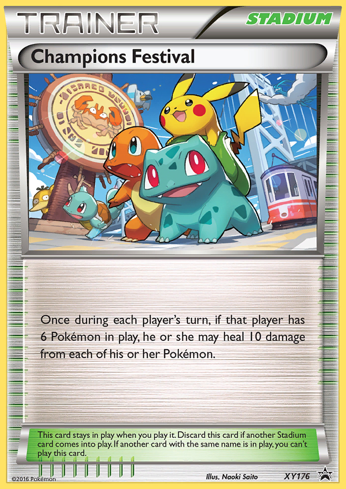 Champions Festival - XY Black Star Promos - #XY176 - Pokemon TCG card