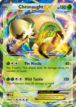 Chesnaught-EX #XY18 Chesnaught-EX - XY Black Star Promos - #XY18 - Pokemon TCG card