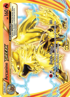 Arcanine BREAK #XY180 Arcanine BREAK - XY Black Star Promos - #XY180 - Pokemon TCG card