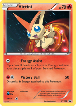 Victini - XY Black Star Promos - #XY189 - Pokemon TCG card