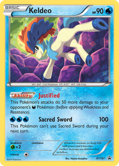 Keldeo #XY191 Keldeo - XY Black Star Promos - #XY191 - Pokemon TCG card