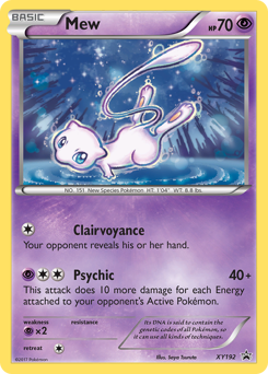 Mew - XY Black Star Promos - #XY192 - Pokemon TCG card
