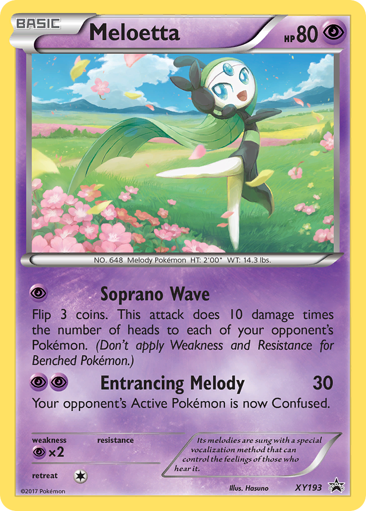 Meloetta - XY Black Star Promos - #XY193 - Pokemon TCG card