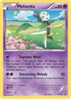 Meloetta #XY193 Meloetta - XY Black Star Promos - #XY193 - Pokemon TCG card