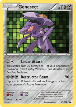 Genesect - XY Black Star Promos - #XY196 - Pokemon TCG card