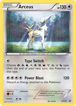 Arceus #XY197 Arceus - XY Black Star Promos - #XY197 - Pokemon TCG card