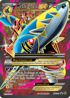 M Sharpedo-EX #XY200a M Sharpedo-EX - XY Black Star Promos - #XY200a - Pokemon TCG card