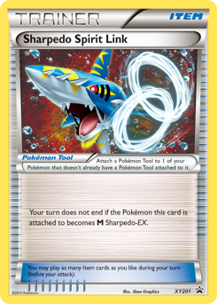 Sharpedo Spirit Link - XY Black Star Promos - #XY201 - Pokemon TCG card