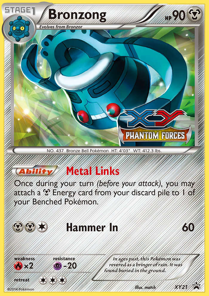 Bronzong - XY Black Star Promos - #XY21 - Pokemon TCG card