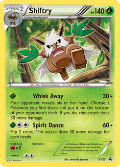 Shiftry - XY Black Star Promos - #XY23 - Pokemon TCG card