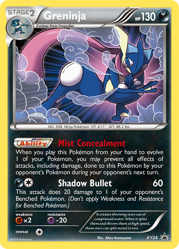 Greninja - XY Black Star Promos - #XY24 - Pokemon TCG card