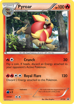 Pyroar - XY Black Star Promos - #XY26 - Pokemon TCG card