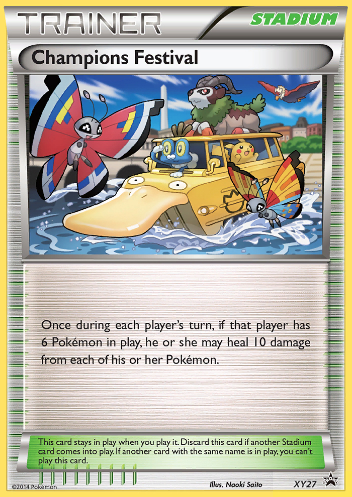 Champions Festival - XY Black Star Promos - #XY27 - Pokemon TCG card
