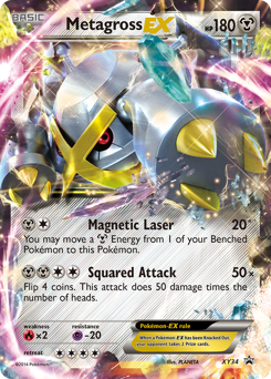 Metagross-EX - XY Black Star Promos - #XY34 - Pokemon TCG card