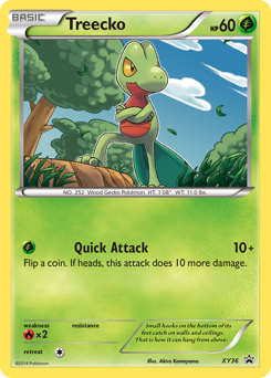 Treecko #XY36 Treecko - XY Black Star Promos - #XY36 - Pokemon TCG card