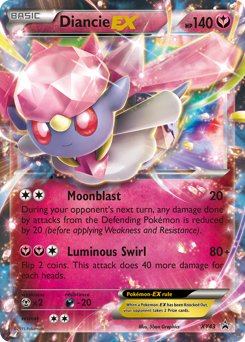 Diancie-EX #XY43 Diancie-EX - XY Black Star Promos - #XY43 - Pokemon TCG card