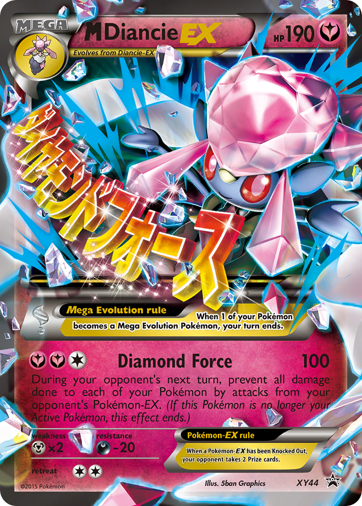 M Diancie-EX - XY Black Star Promos - #XY44 - Pokemon TCG card