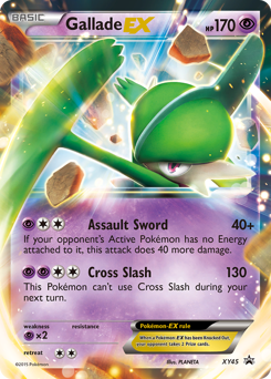 Gallade-EX #XY45 Gallade-EX - XY Black Star Promos - #XY45 - Pokemon TCG card