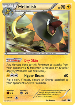Heliolisk #XY47 Heliolisk - XY Black Star Promos - #XY47 - Pokemon TCG card