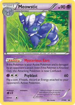 Meowstic #XY48 Meowstic - XY Black Star Promos - #XY48 - Pokemon TCG card
