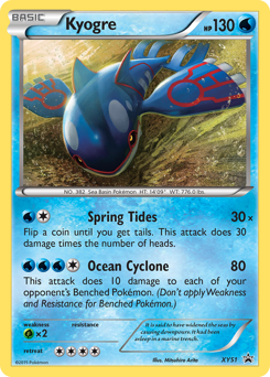Kyogre - XY Black Star Promos - #XY51 - Pokemon TCG card