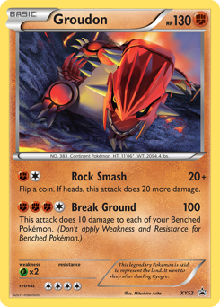 Groudon #XY52 Groudon - XY Black Star Promos - #XY52 - Pokemon TCG card