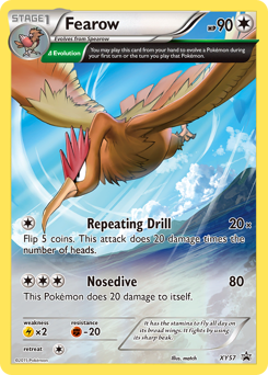 Fearow #XY57 Fearow - XY Black Star Promos - #XY57 - Pokemon TCG card
