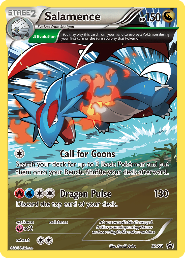 Salamence - XY Black Star Promos - #XY59 - Pokemon TCG card