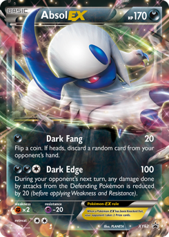 Absol-EX #XY62 Absol-EX - XY Black Star Promos - #XY62 - Pokemon TCG card