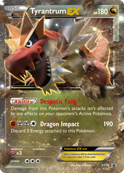 Tyrantrum-EX - XY Black Star Promos - #XY70 - Pokemon TCG card