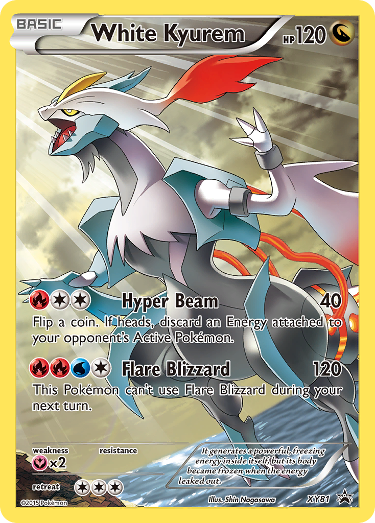White Kyurem - XY Black Star Promos - #XY81 - Pokemon TCG card