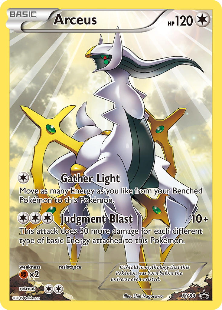 Arceus - XY Black Star Promos - #XY83 - Pokemon TCG card