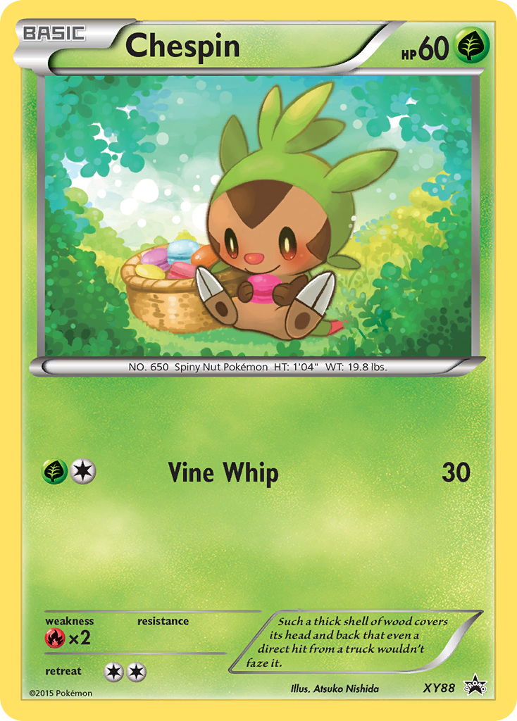 Chespin - XY Black Star Promos - #XY88 - Pokemon TCG card