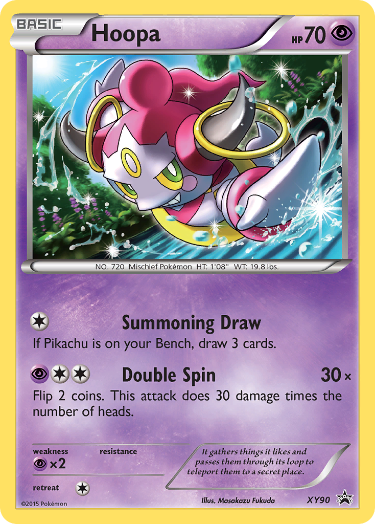 Hoopa - XY Black Star Promos - #XY90 - Pokemon TCG card