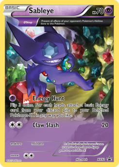Sableye - XY Black Star Promos - #XY92 - Pokemon TCG card