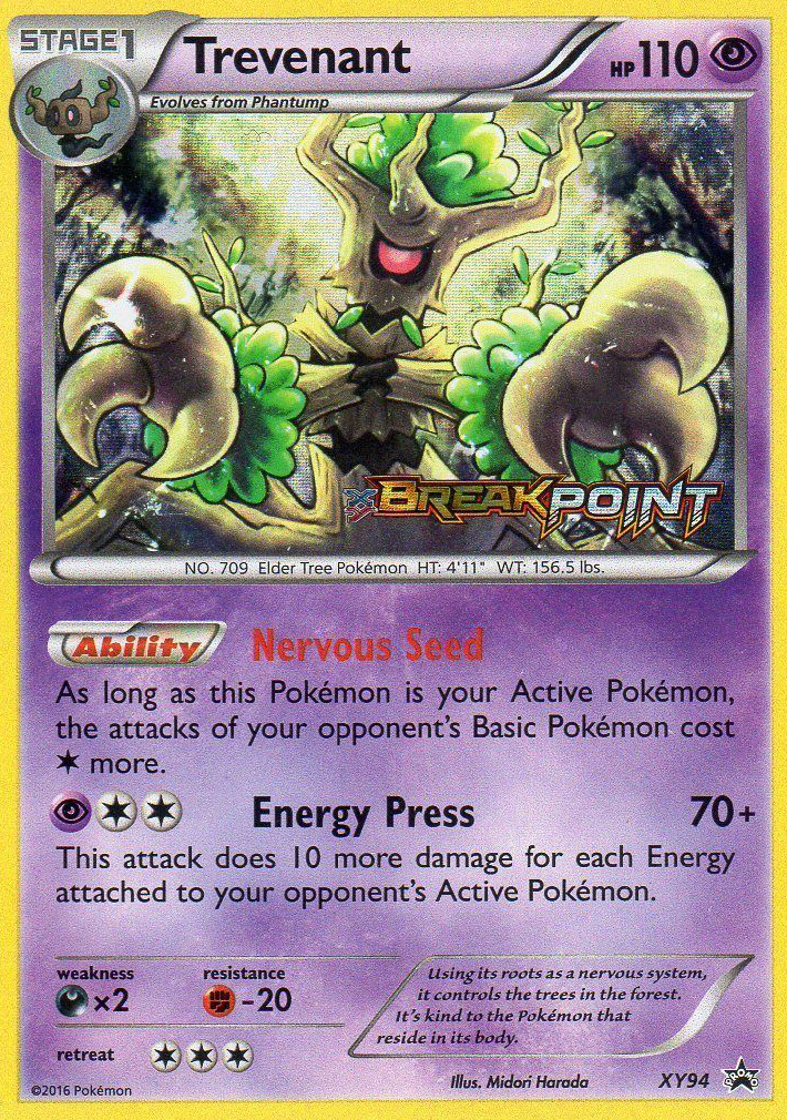 Trevenant - XY Black Star Promos - #XY94 - Pokemon TCG card