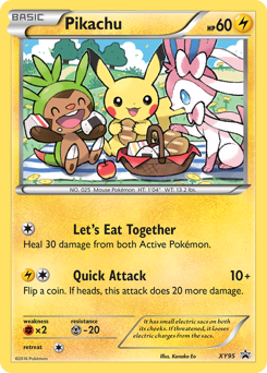 Pikachu #XY95 Pikachu - XY Black Star Promos - #XY95 - Pokemon TCG card