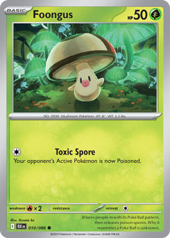 Foongus #10 Foongus - Black Bolt - #10 - Pokemon TCG card
