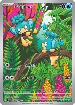 Panpour #101 Panpour - Black Bolt - #101 - Pokemon TCG card