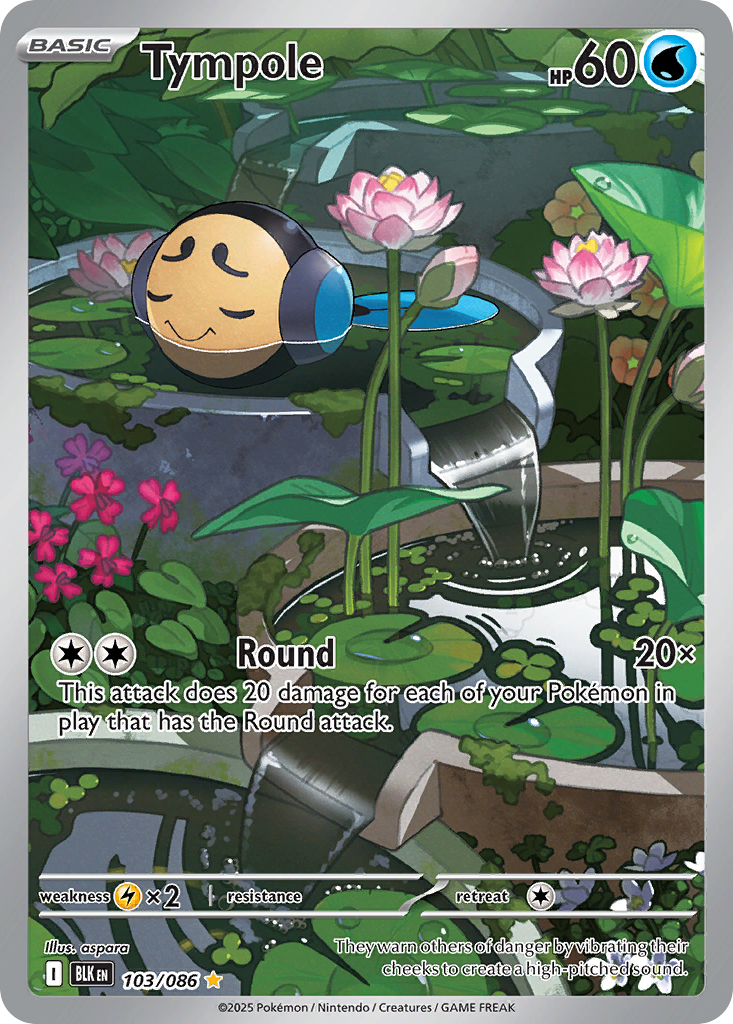 Tympole - Black Bolt - #103 - Pokemon TCG card