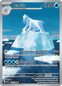 Beartic - Black Bolt - #110 - Pokemon TCG card