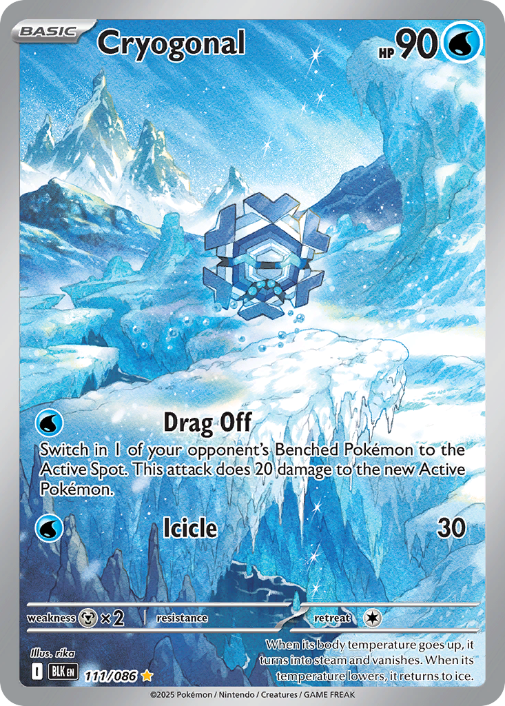 Cryogonal - Black Bolt - #111 - Pokemon TCG card