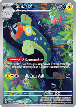 Eelektrik - Black Bolt - #114 - Pokemon TCG card