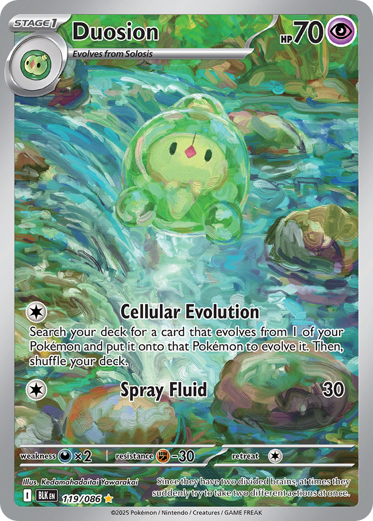 Duosion - Black Bolt - #119 - Pokemon TCG card