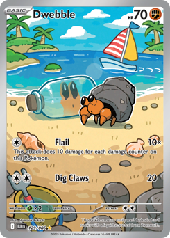 Dwebble #129 Dwebble - Black Bolt - #129 - Pokemon TCG card